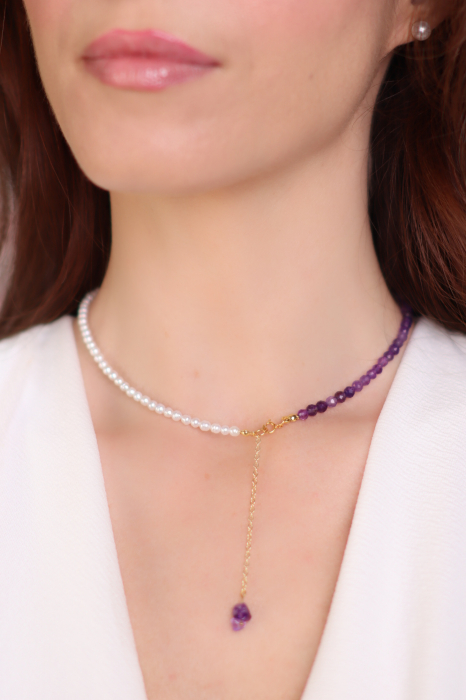 Colier Ametist - Vărsător [5]
