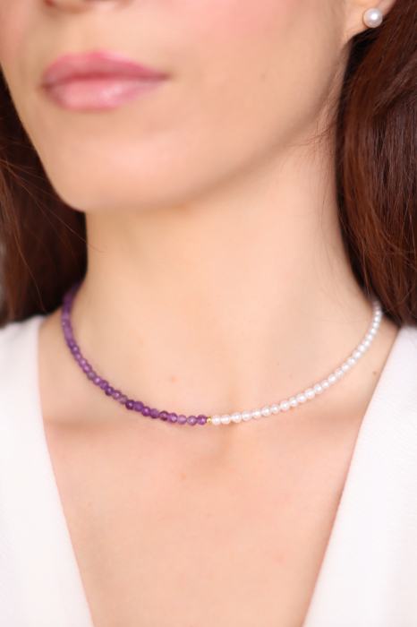 Colier Ametist - Vărsător [6]