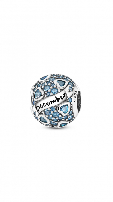 Colier Argint - Birth Month Charm [14]