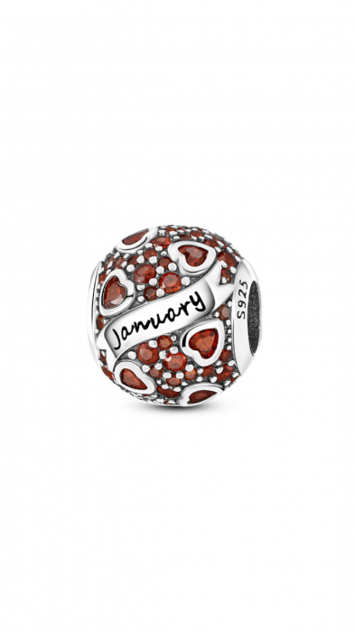 Colier Argint - Birth Month Charm [3]