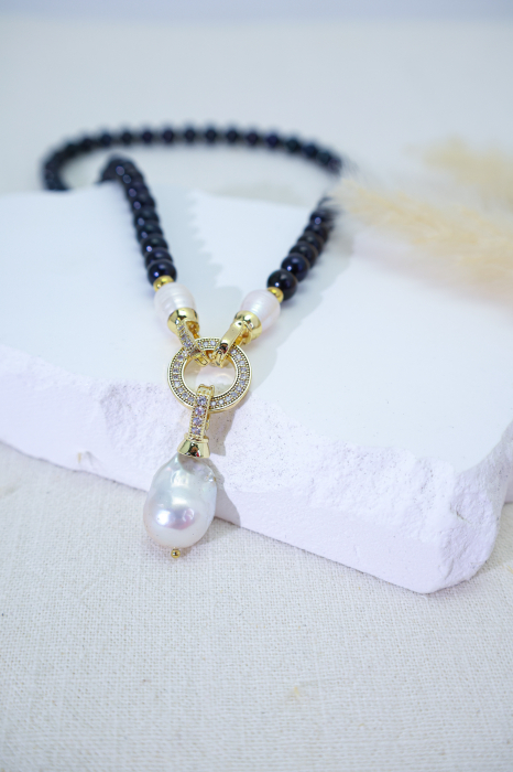 COLIER DESIRE, PERLE NEGRE [1]