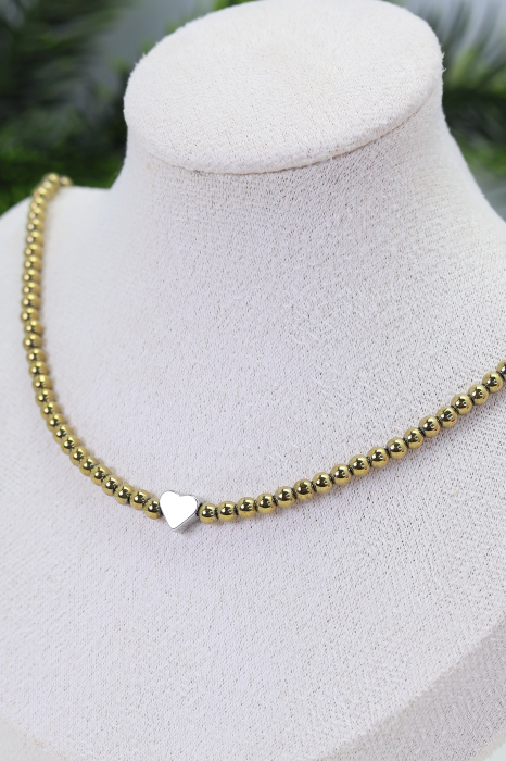 COLIER HEMATIT, HEART [2]