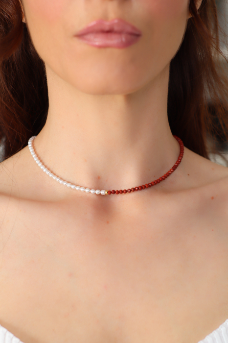 Colier Jasp Roșu - Berbec [3]