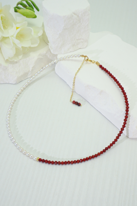 Colier Jasp Roșu - Berbec [4]