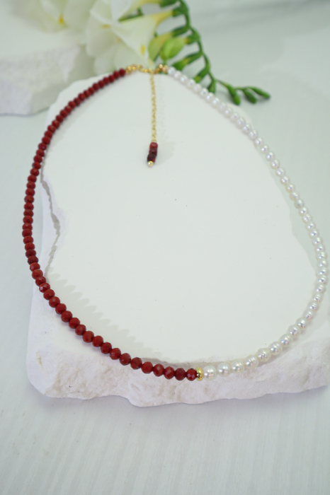 Colier Jasp Roșu - Berbec [6]