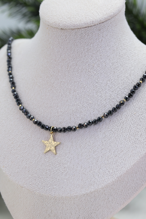 COLIER ZIRCONIA NEAGRĂ, STAR [2]