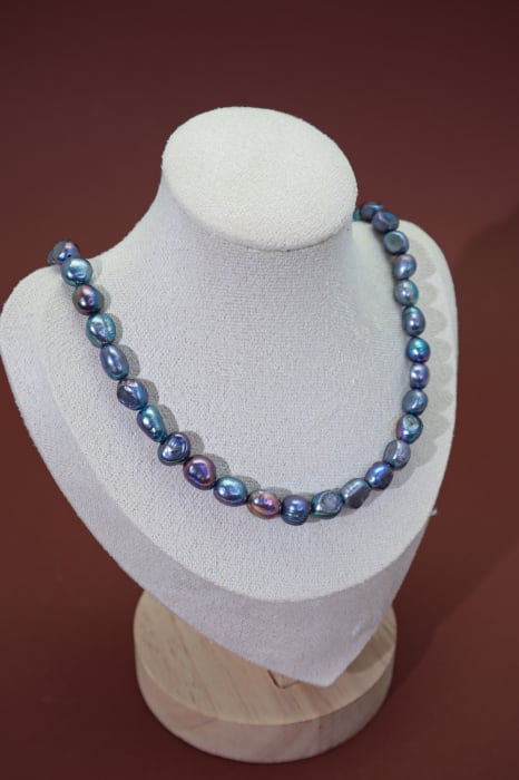 DYO - Colier Perle Diforme Indigo 8-9 mm [7]