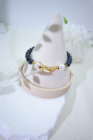 BRĂȚARĂ DESIRE, PERLE NEGRE [4]