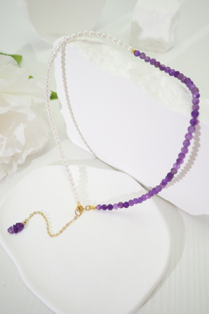 Colier Ametist - Vărsător [2]