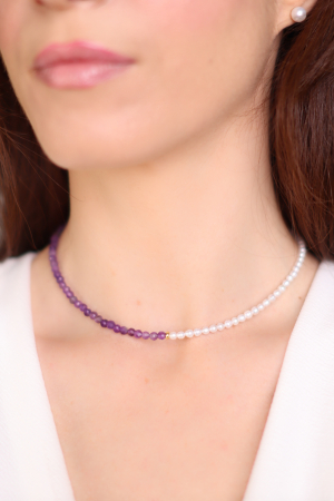 Colier Ametist - Vărsător [5]