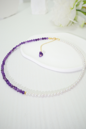 Coliere - Colier Ametist - Vărsător