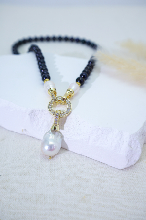 Coliere perle negre - COLIER DESIRE, PERLE NEGRE
