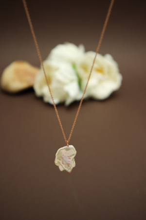 Colier Divine Pearl - argint placat cu aur 18 k/aur roz/rodiu [2]