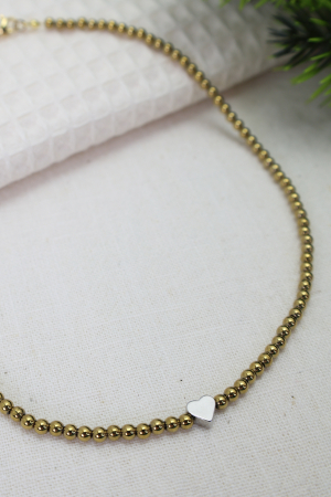 COLIER HEMATIT, HEART [2]