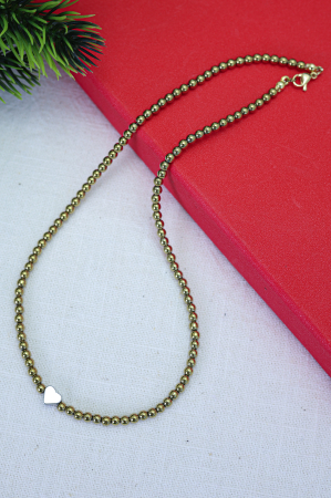 COLIER HEMATIT, HEART [3]