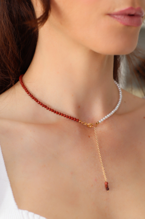 Colier Jasp Roșu - Berbec [1]