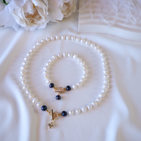 Colier Perle Albe - Amedeea [2]