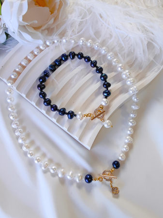 Colier Perle Albe - Amedeea [1]