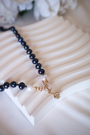 Colier Perle Negre - Amedeea [1]