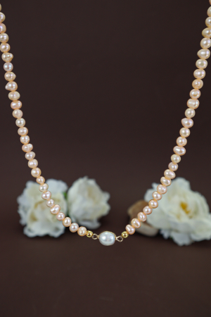 Coliere Perle Roz - Colier Verona