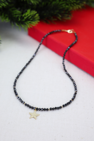 COLIER ZIRCONIA NEAGRĂ, STAR [2]