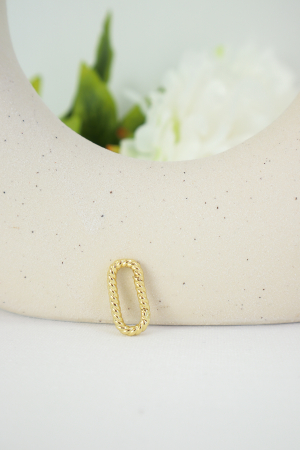 Design Your Own - DYO - Conector rectangular auriu