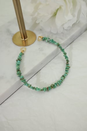 Design Your Own - DYO - 1/2 colier turcoaz natural