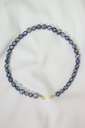 DYO - Colier Perle Diforme Indigo 8-9 mm [3]