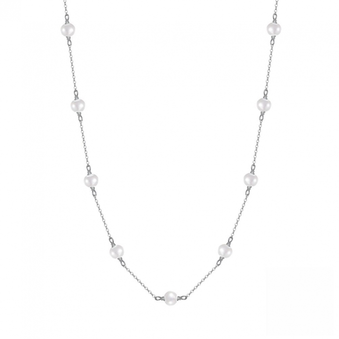 Colier Jennifer din argint rodiat cu perle de cultură [1]