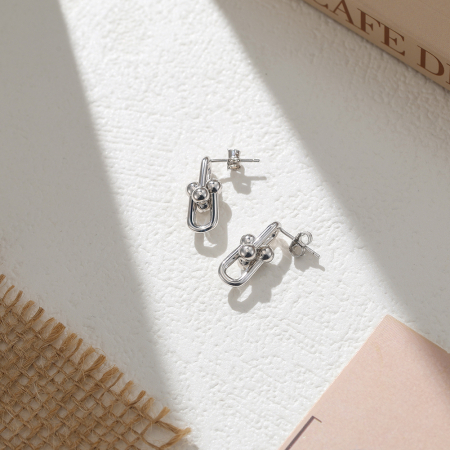 Cercei din argint 925 rodiat Link Tiffany [1]