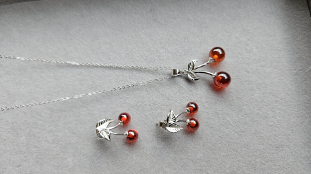 Cercei Cirese argint rodiat - Cu cirese la urechi! [3]