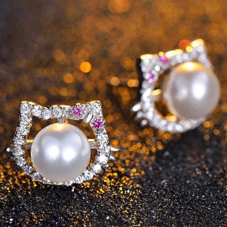 Cercei Pisica Perla [2]