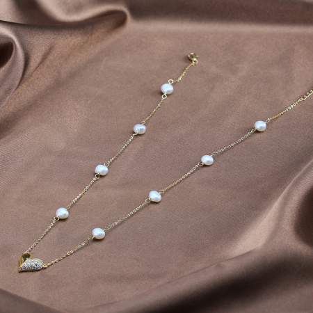 Colier Heart Me perle de cultura cu inima - simbol al iubirii [3]