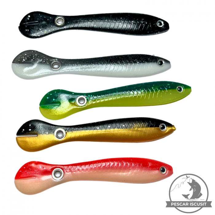 Naluca Soft tip Bionic Loach Y0YJ217, 10cm/6g, 5 buc/set Multicolor [1]