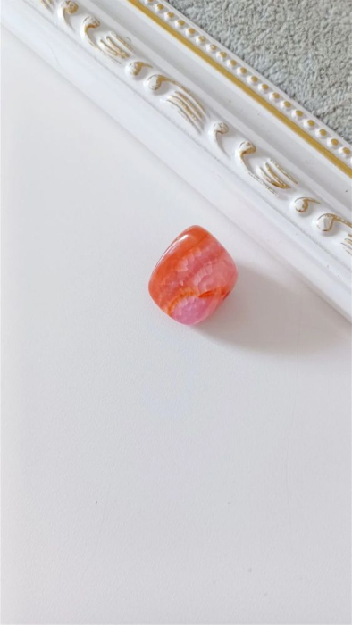 Agată roz 22x17x14mm, cod agat2 - 1 buc [2]