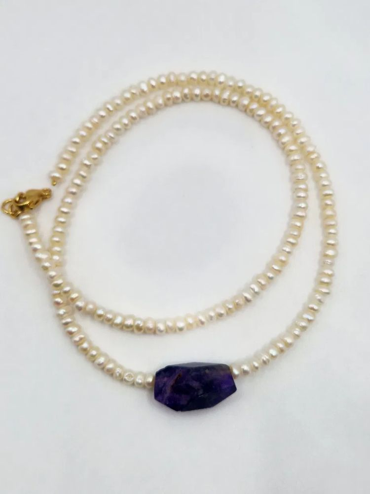 choker din perle si ametist [4]