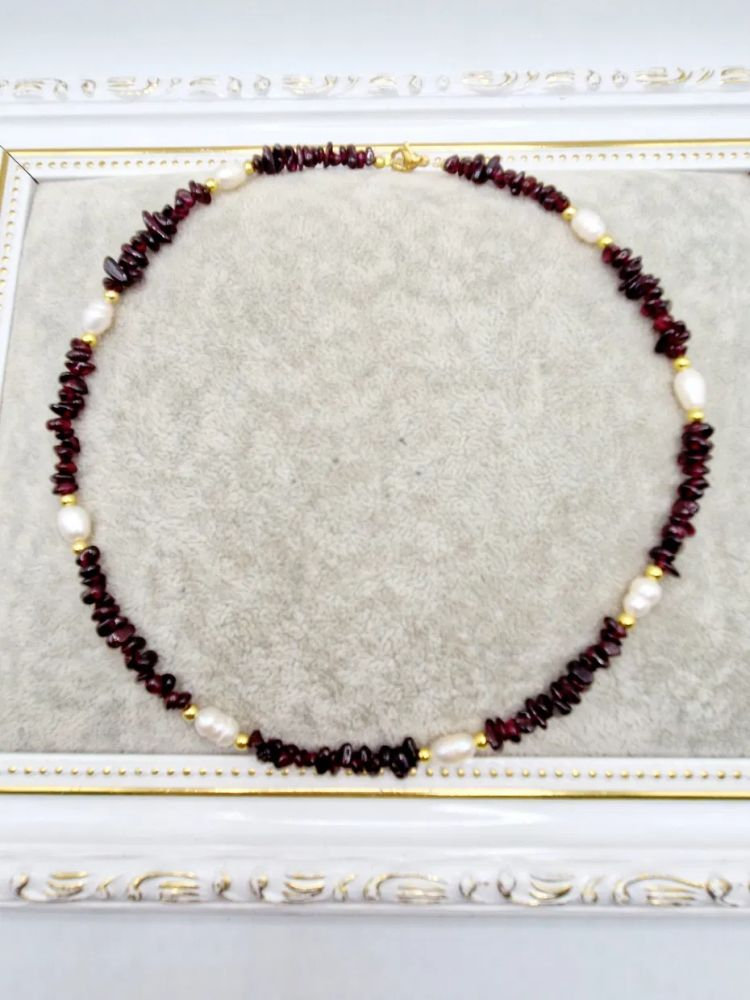 Colier | Granat | Perle [2]