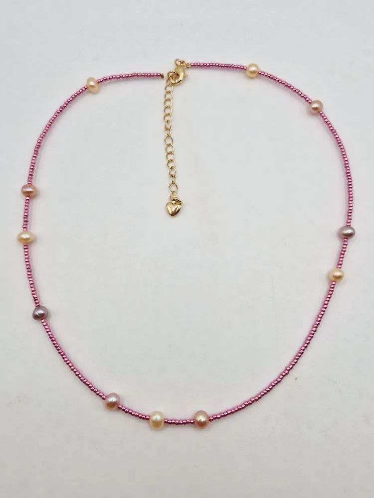 Colier | Perle naturale | mărgele Toho [3]