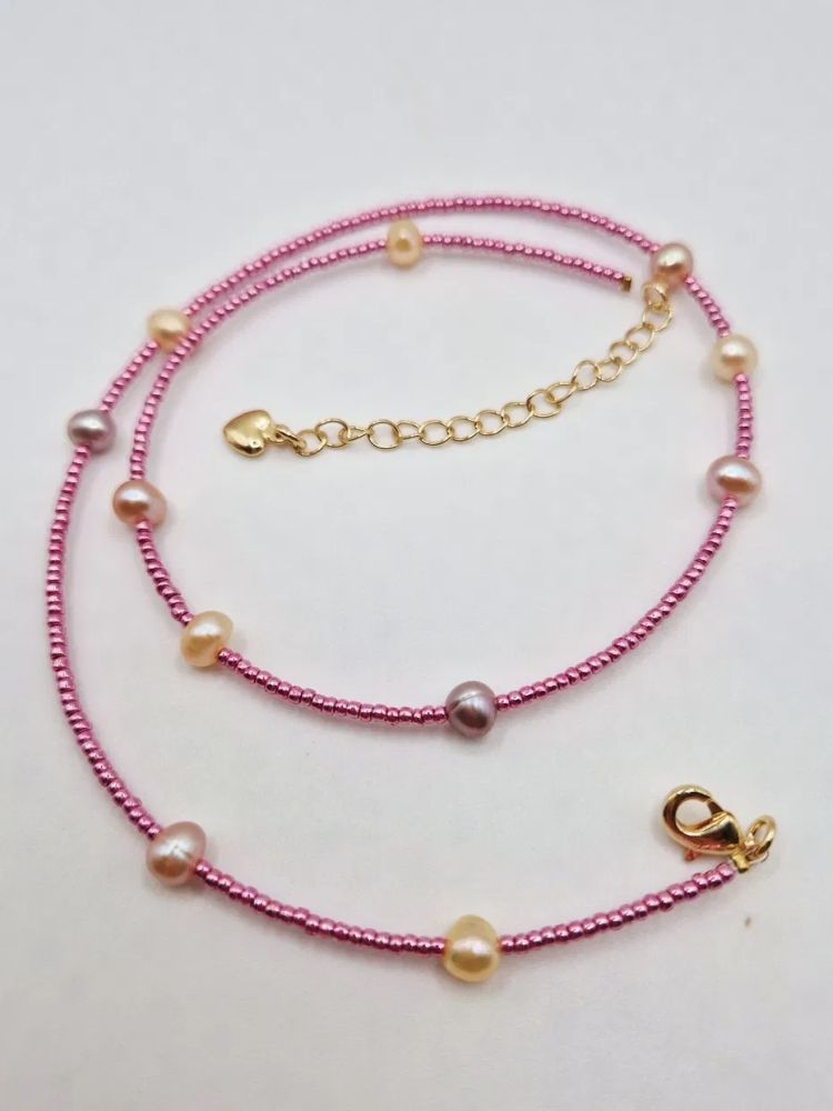 Colier | Perle naturale | mărgele Toho [2]