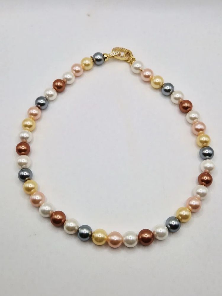 Colier | Perle tip Mallorca | Cubic zirconia [2]