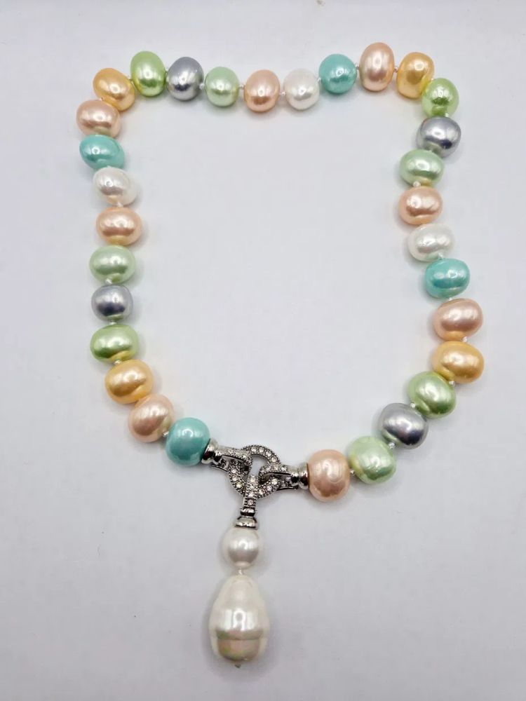 Colier | Perle tip Mallorca | Cubic zirconia [1]