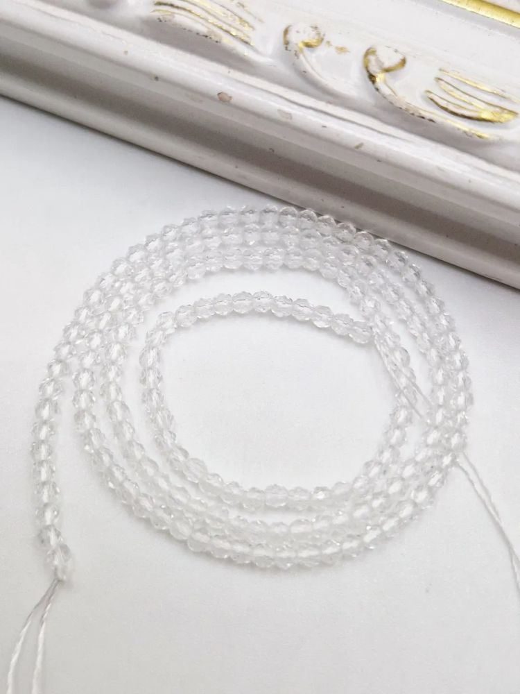 Cristale 2mm transparent - sirag scurt 18cm [1]