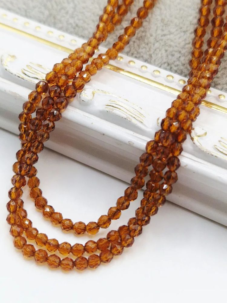 Cristale coniac 3mm - 1 buc [1]