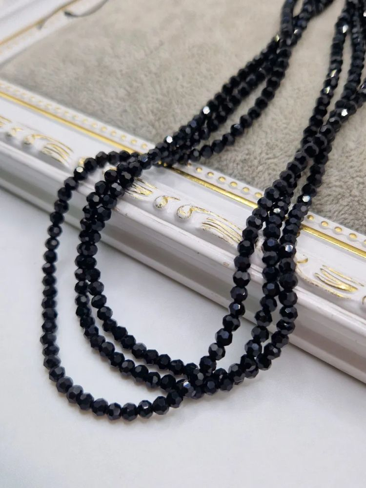 Cristale negre 3mm - 1 buc [1]