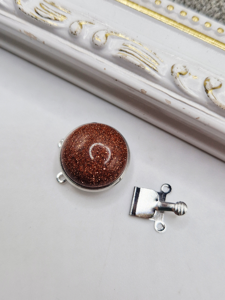 Închizătoare goldstone aurie - 1buc [2]