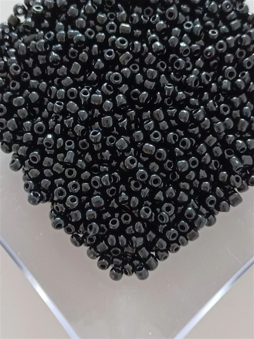 Mărgele de nisip negre 2mm, pachet 30gr [1]