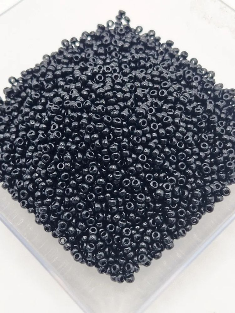 Miyuki 2mm, Black 0401 - 5g [1]