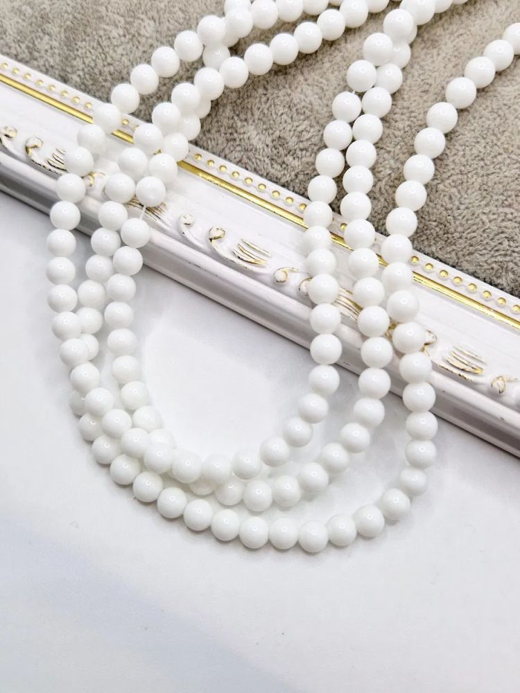 Onix alb 6mm - 1 buc [1]