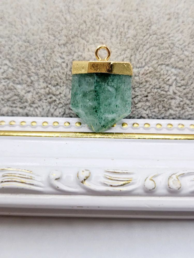 Pandantiv aventurin 20x16mm - 1 buc [1]