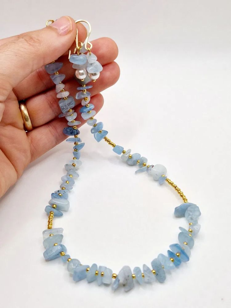 Set | Acvamarin | Colier și Cercei [3]